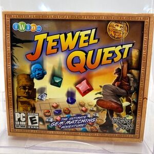 Jewel‎ Quest PC CD-ROM Video Game MumboJumbo 2004 Puzzle Adventure Windows XP